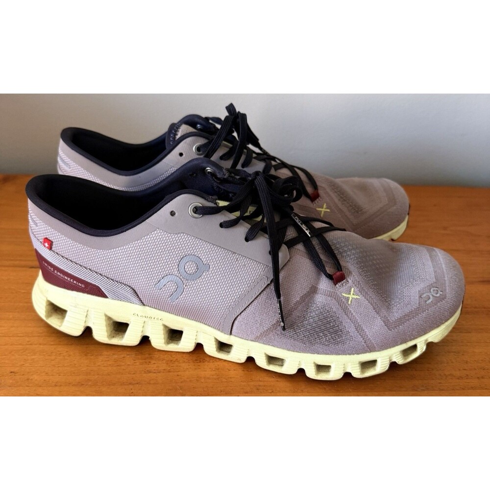On Cloud Cloud X Fog/Hay Athletic Men's Shoes 11 EU 45 Clean Condition OnCloud